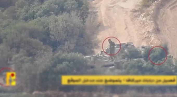 Missile Attacks On Israeli Tanks By The Lebanese Resistance Organization Hezbollah