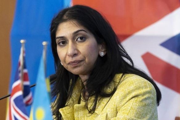 use of force at Palestinian rally; The British Home Secretary was sacked
