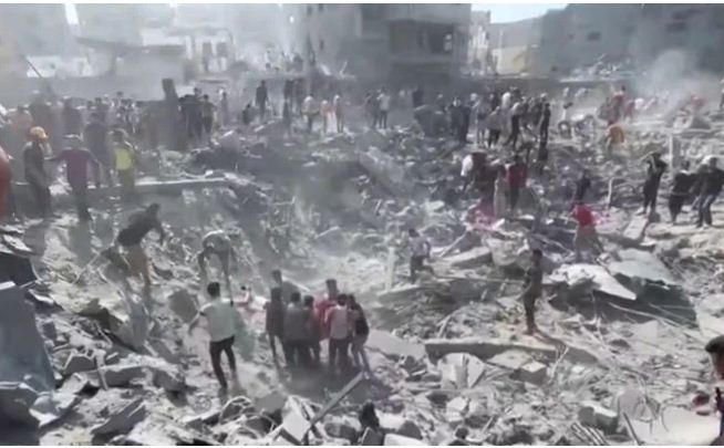 Israel's Attack On Al-Brij Camp After Jabalia, The Total Number Of Martyrs Exceeded 9 Thousand